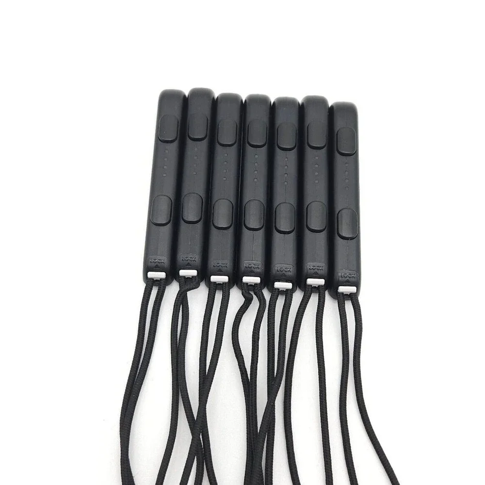 Lot of 7 Genuine OEM Nintendo Switch Joy- Con Wrist Straps‎ Black Part HAC-014